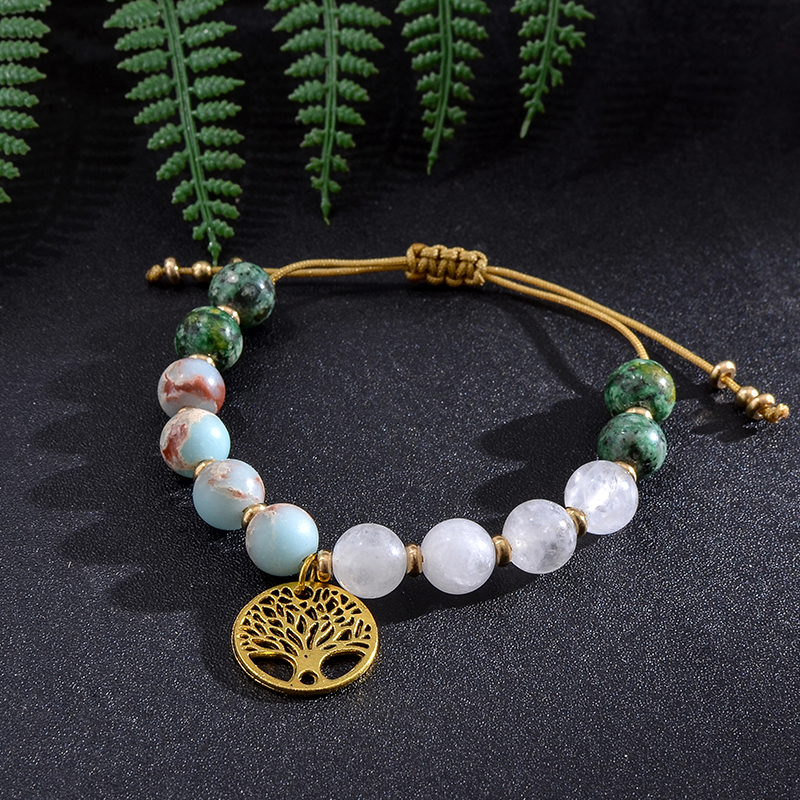 8mm white jade african turquoise emperor jasper beads knotted japamala necklace meditation yoga jewelry set 108 mala rosary