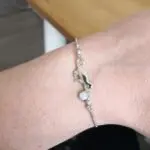 Unique Silver Crystal Cat and Ball Bracelet: The Perfect Accessory for Any Occasion