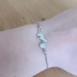 Unique Silver Crystal Cat and Ball Bracelet: The Perfect Accessory for Any Occasion