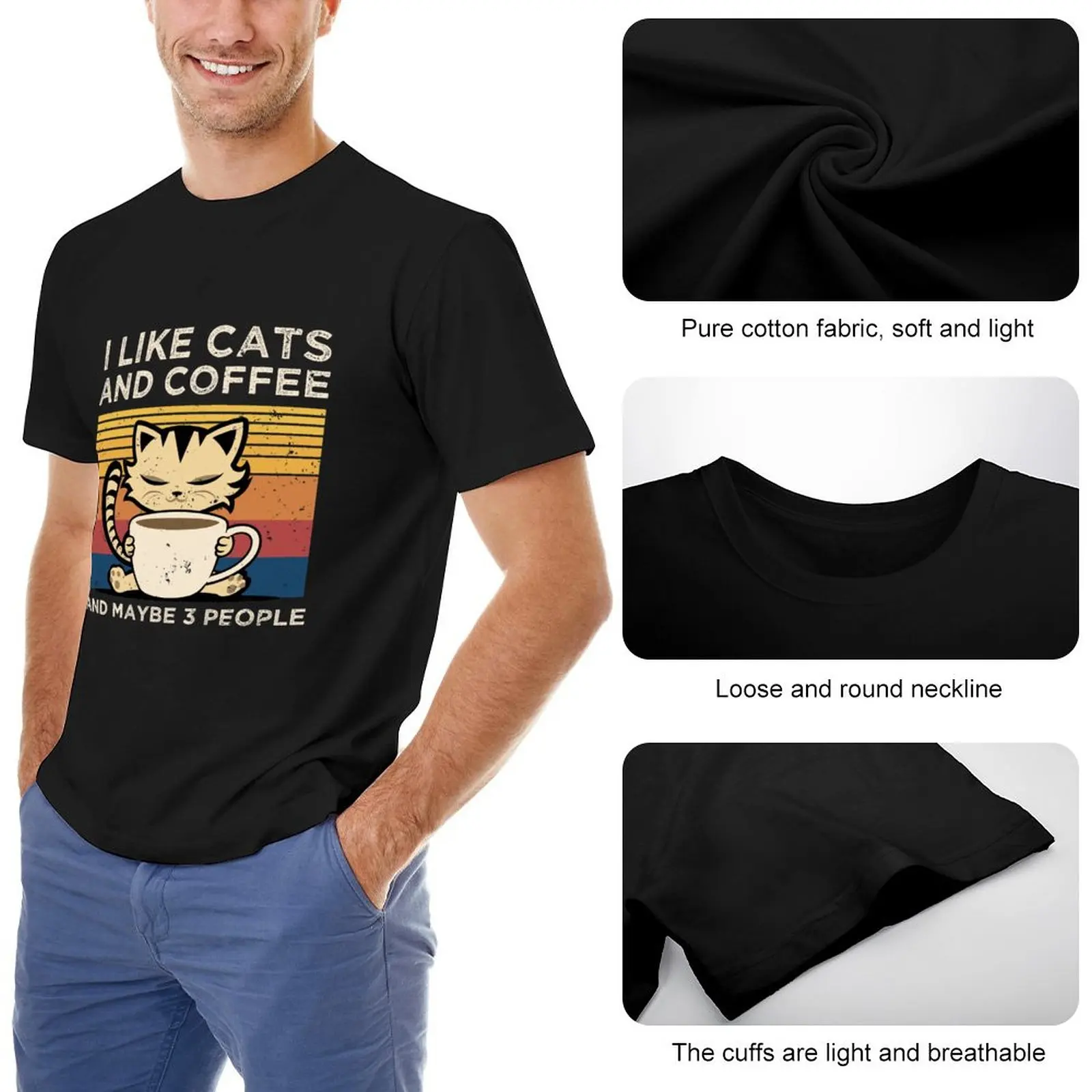 Cats and Coffee T-Shirt