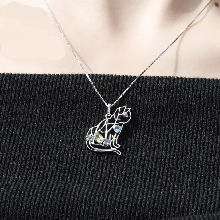 Sterling Silver Cat Jewelery