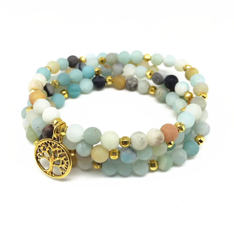Amazonite gold tree