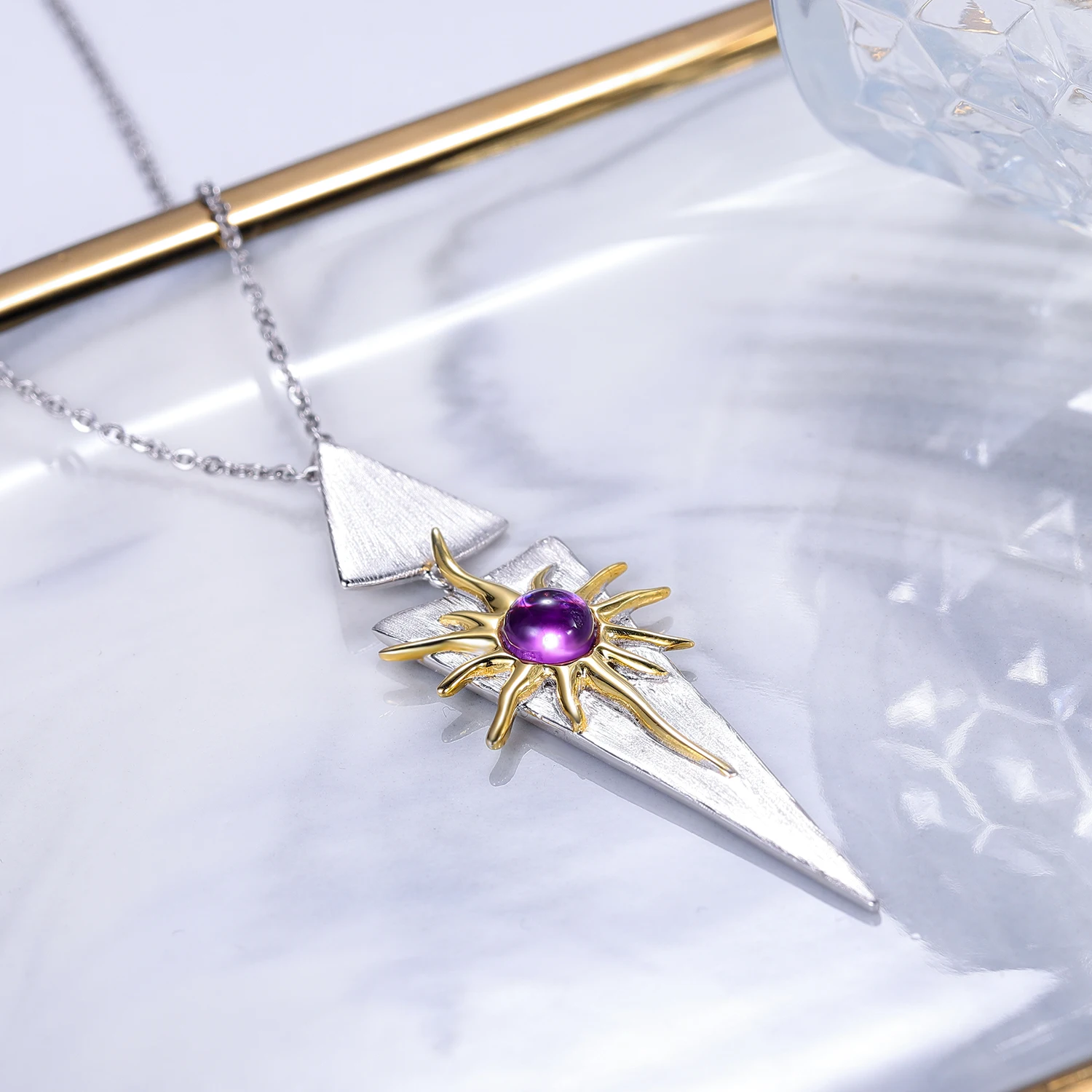 925 Sterling Silver North Star Necklace