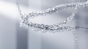 18 sterling silver chain necklace