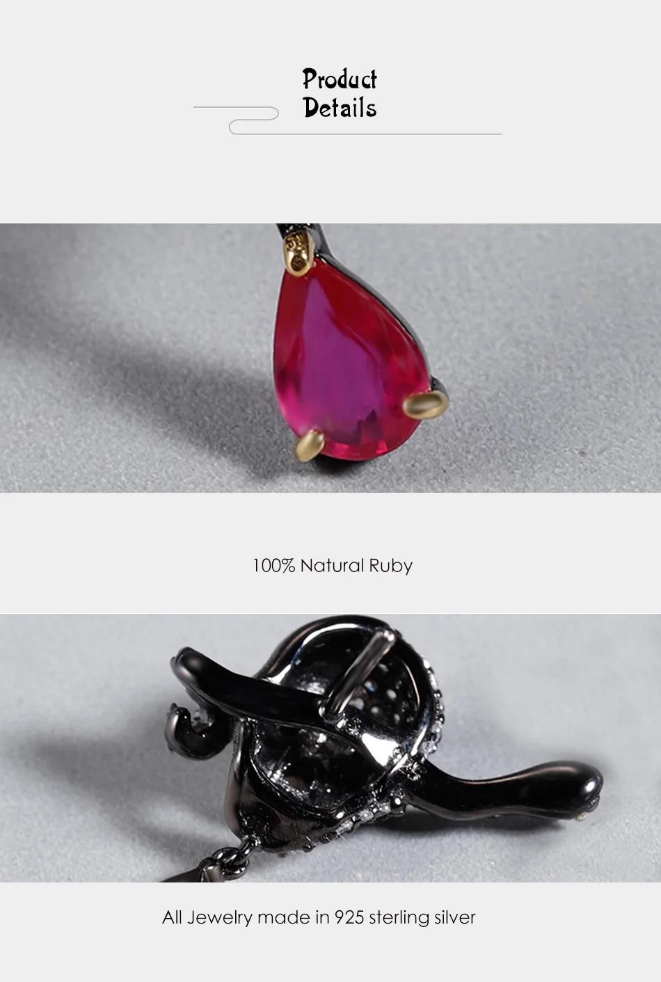 Natural Ruby Stud Earrings