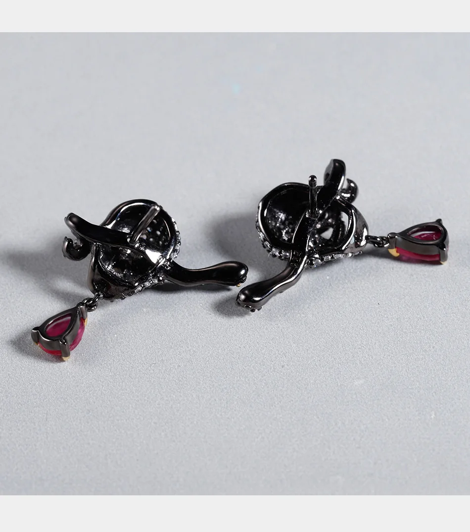 Natural Ruby Stud Earrings