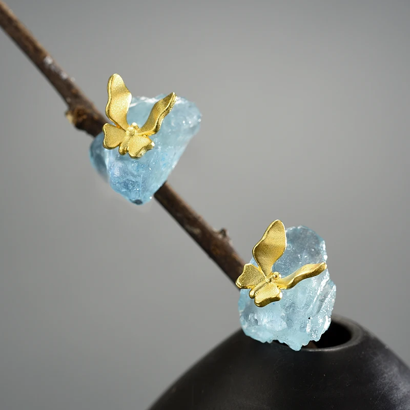 Sterling Silver Insect Earrings