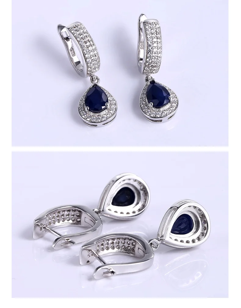 Blue Sapphire Jewelry Set