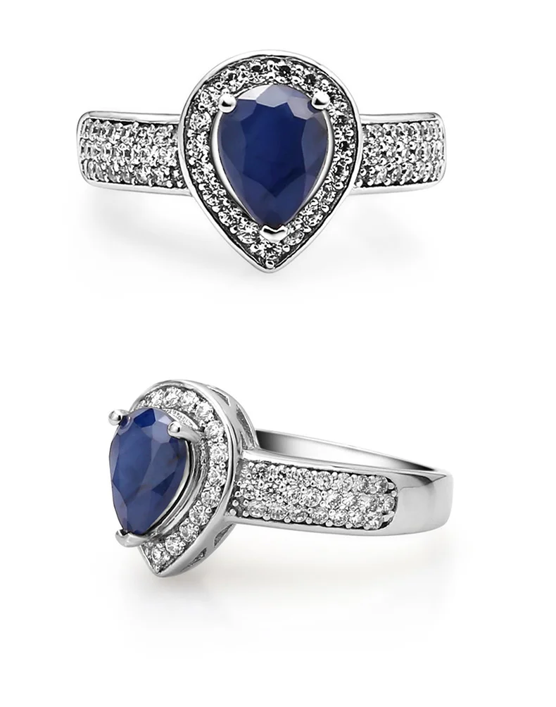 Blue Sapphire Jewelry Set