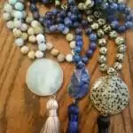 Stunning Natural Stone Meditation Yoga Necklace