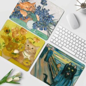 Awesome Funny Cat Mouse Pad