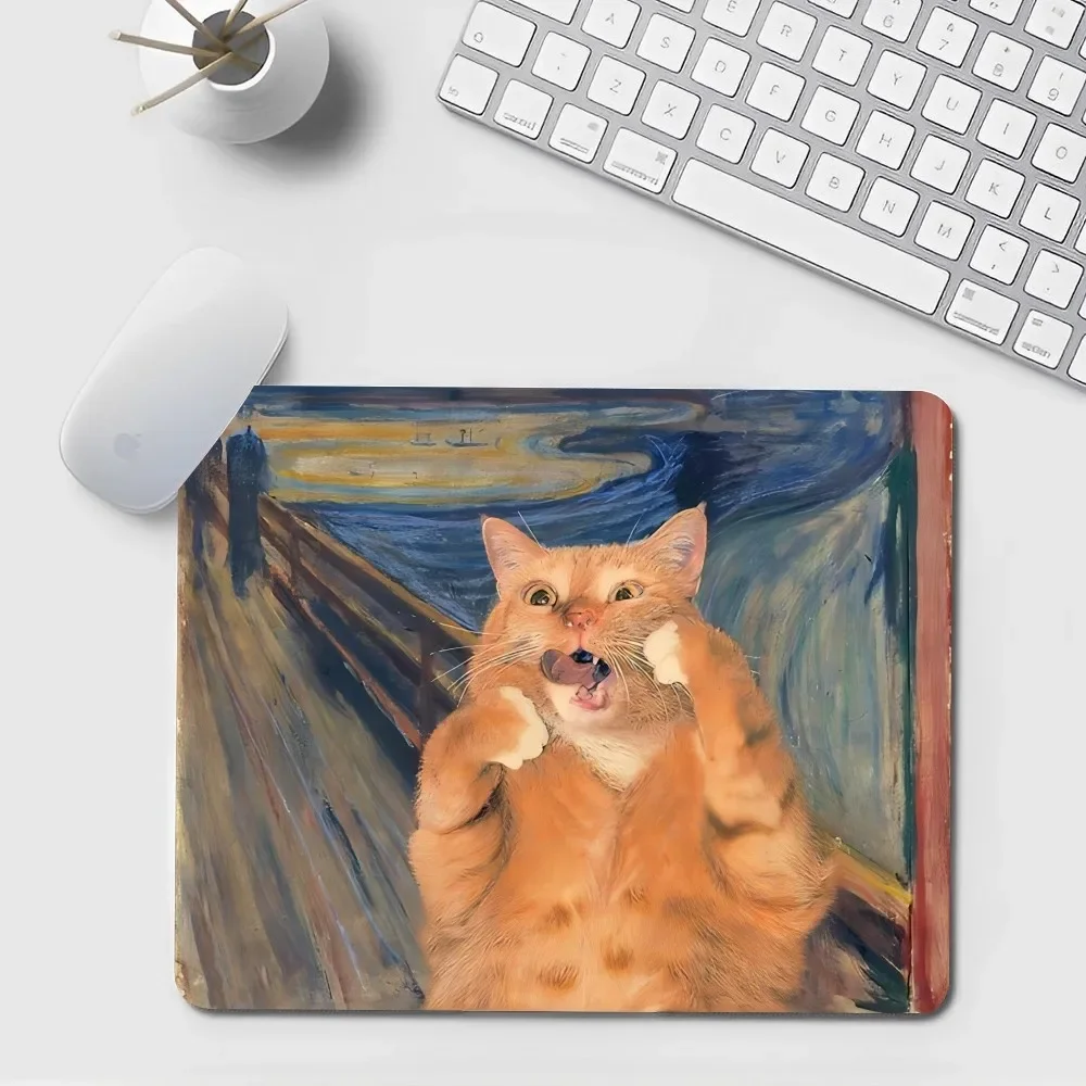 Awesome Funny Cat Mouse Pad