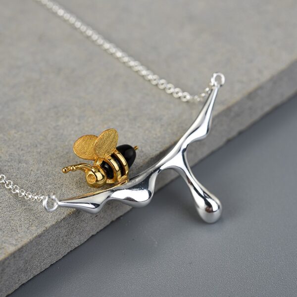 bee and honey necklace