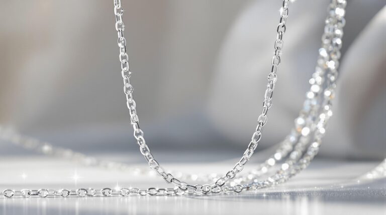 40cm silver chain
