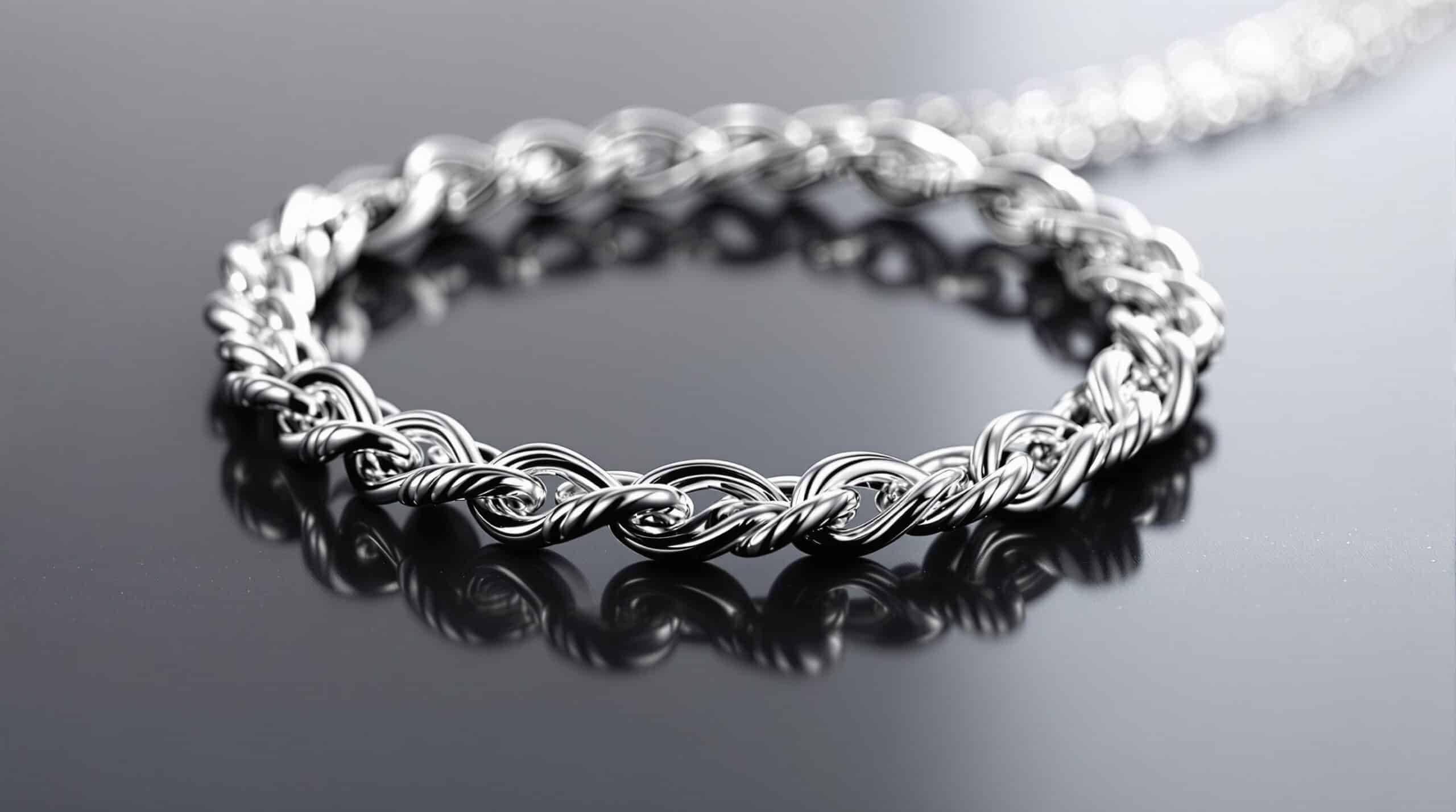45cm sterling silver chain