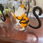 Glass Cat Cup