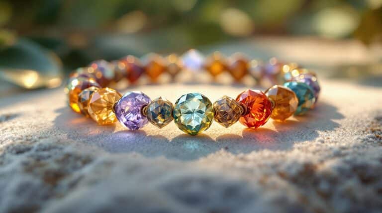 7 chakra balancing bracelet