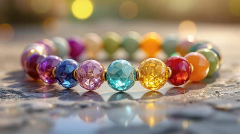 7 chakra beads bracelet