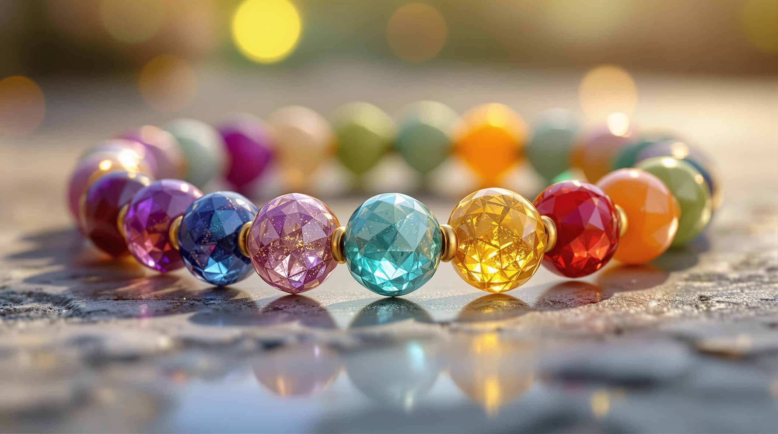 7 chakra beads bracelet