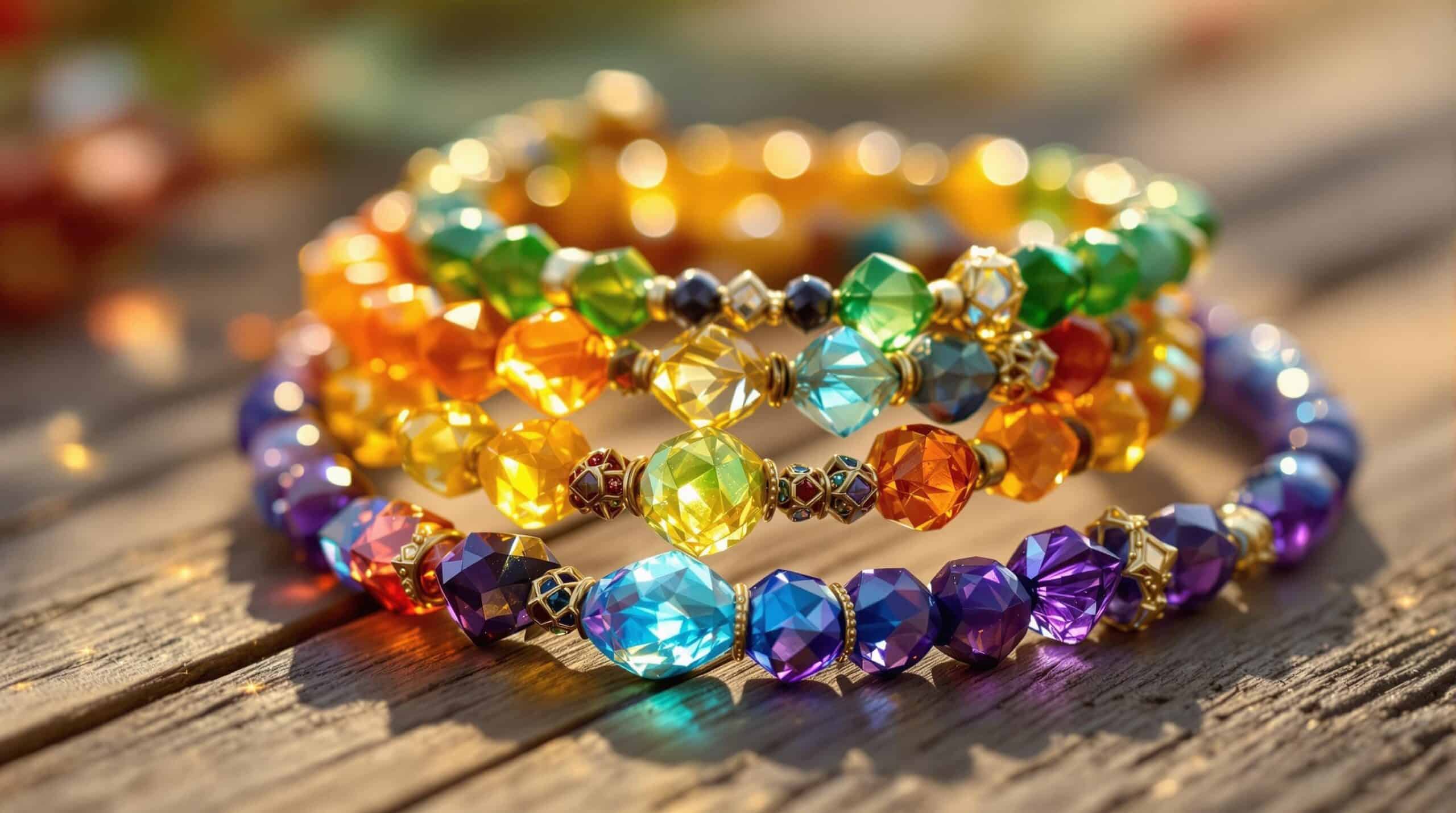 7 chakra bracelet set