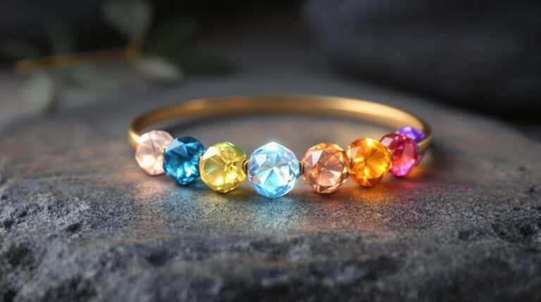 7 chakra crystal bracelet