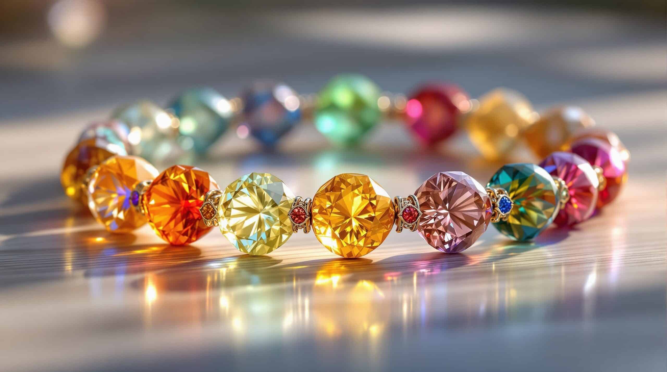 7 chakra gemstone bracelet