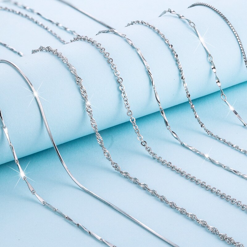 sterling silver necklace chains