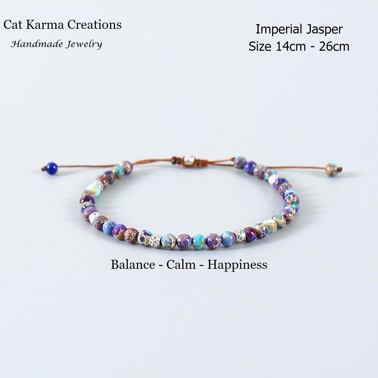 yoga chakra crystal bracelets