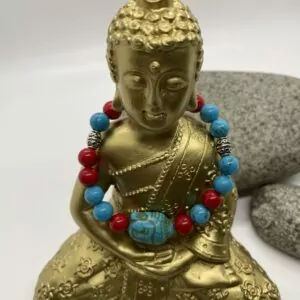 Howlite Stone Buddha Bracelet