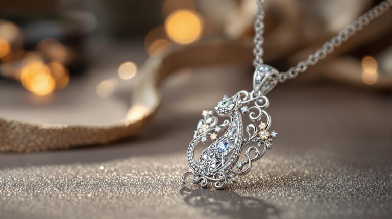 a pendant silver