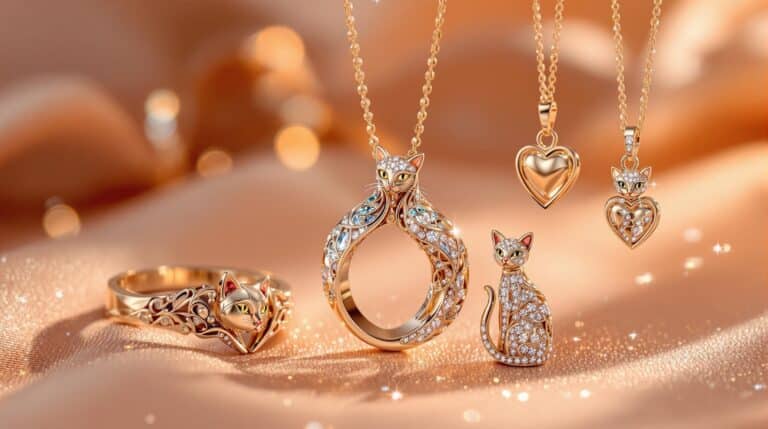Artistic Cat-Themed Jewelry Designs: Handcrafted Elegance