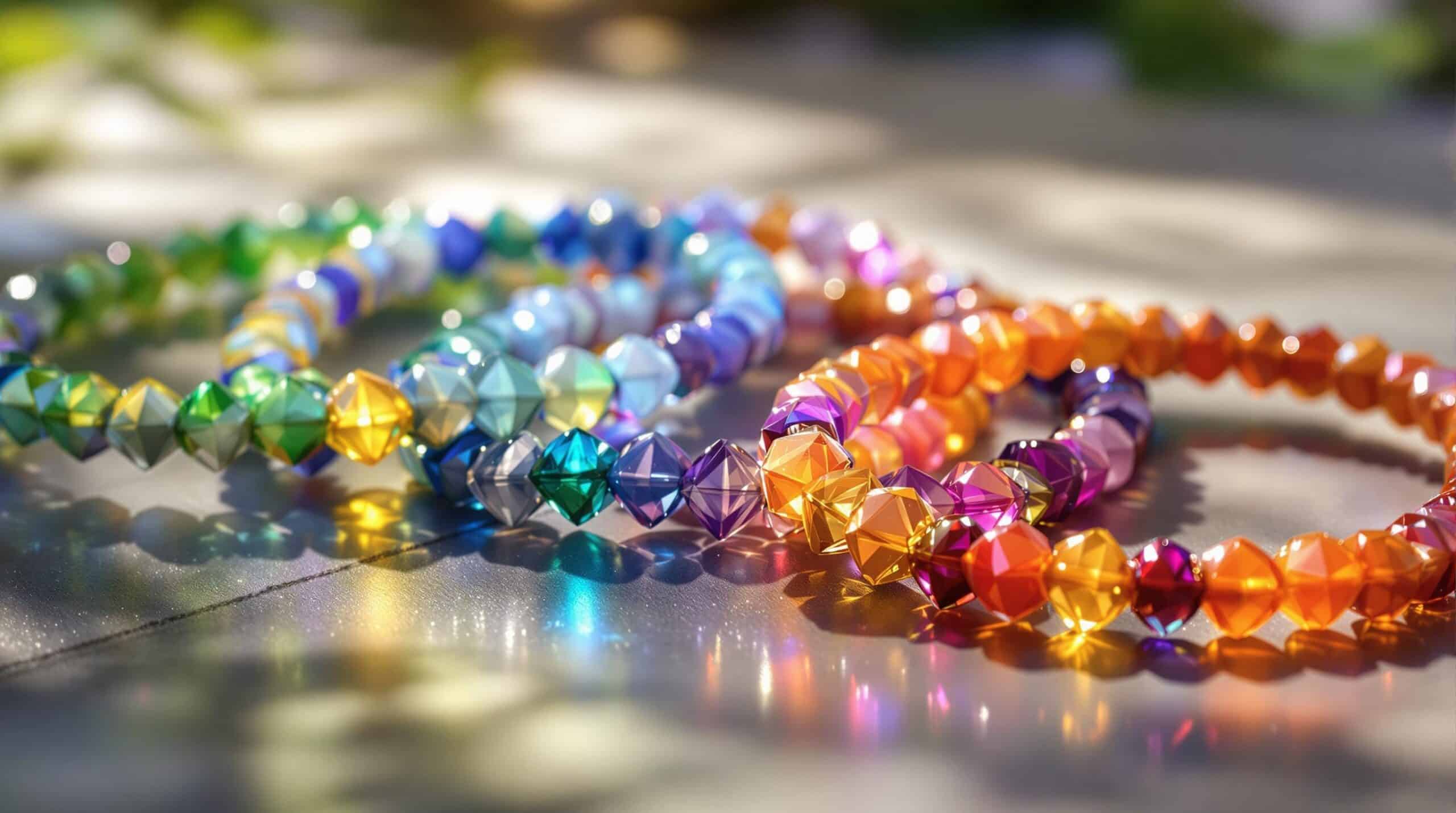 beaded chakra bracelets