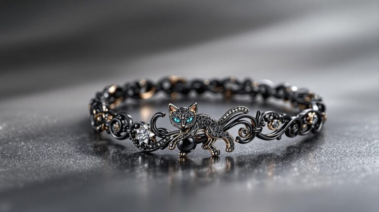 black cat bracelet