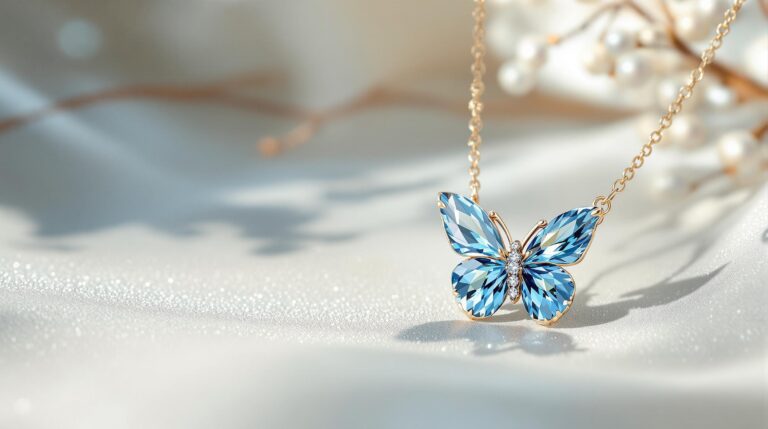 blue topaz butterfly