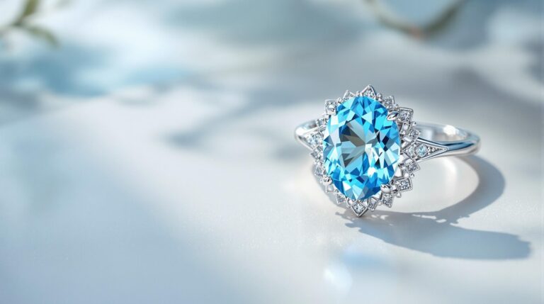 blue topaz sterling silver