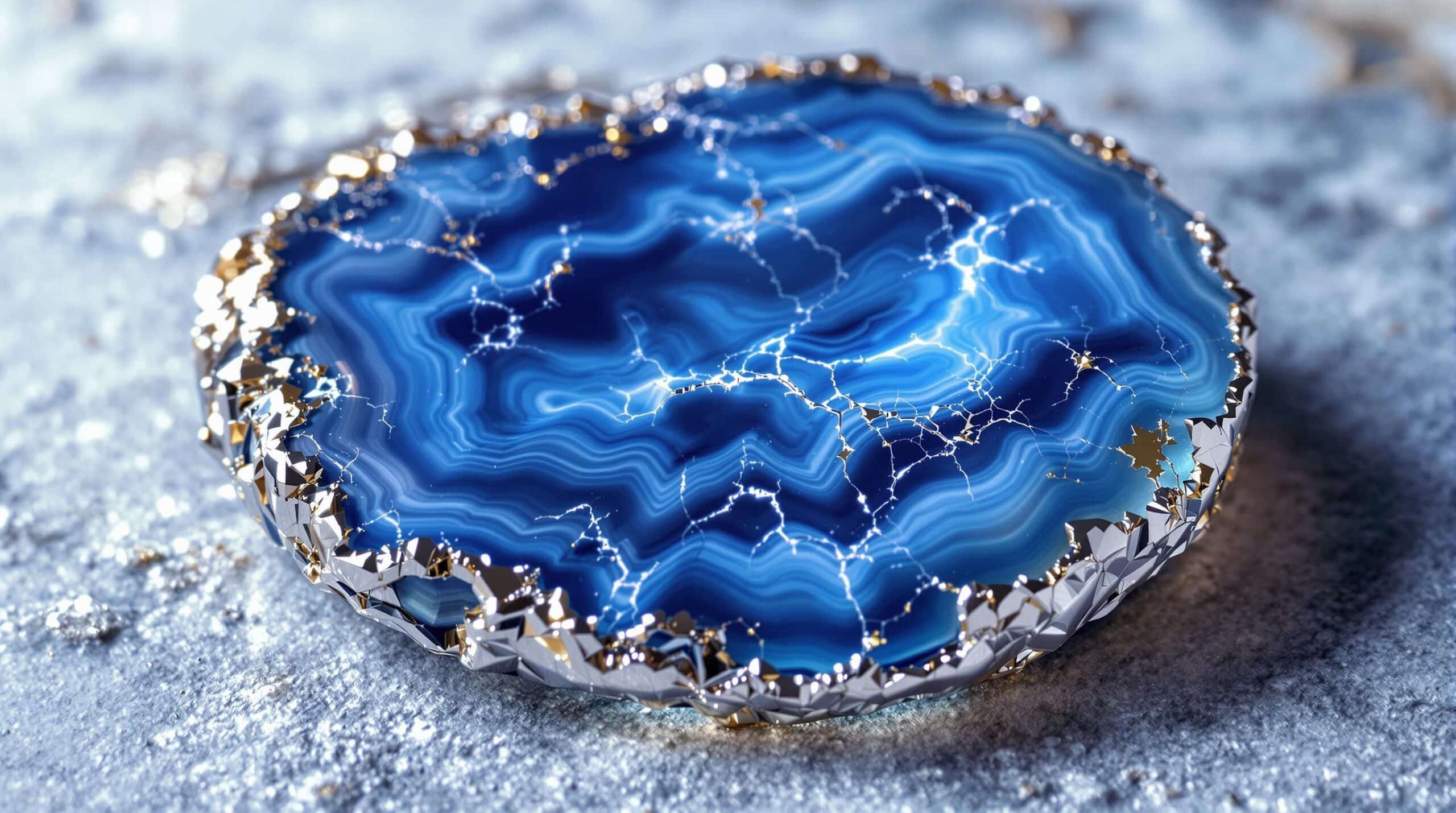 blue vein agate