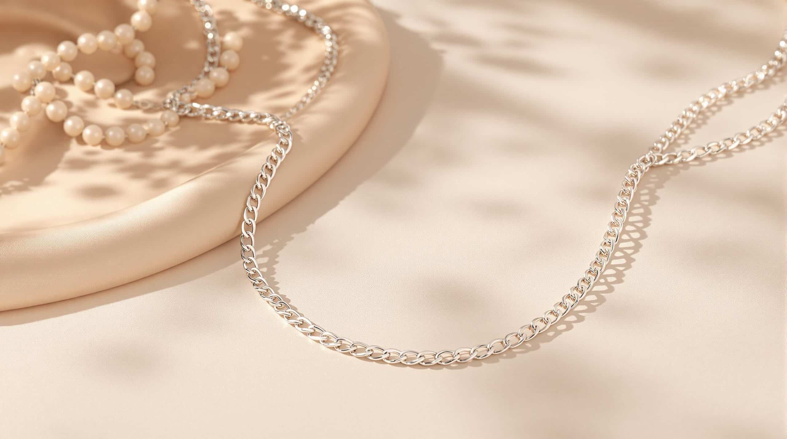 buy silver chain necklace