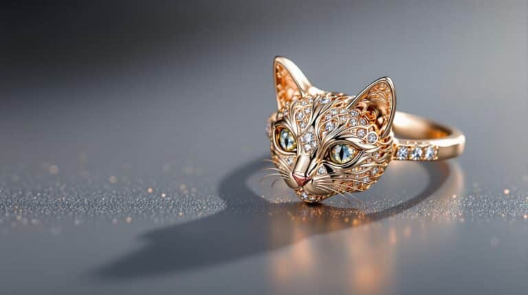 cat finger ring
