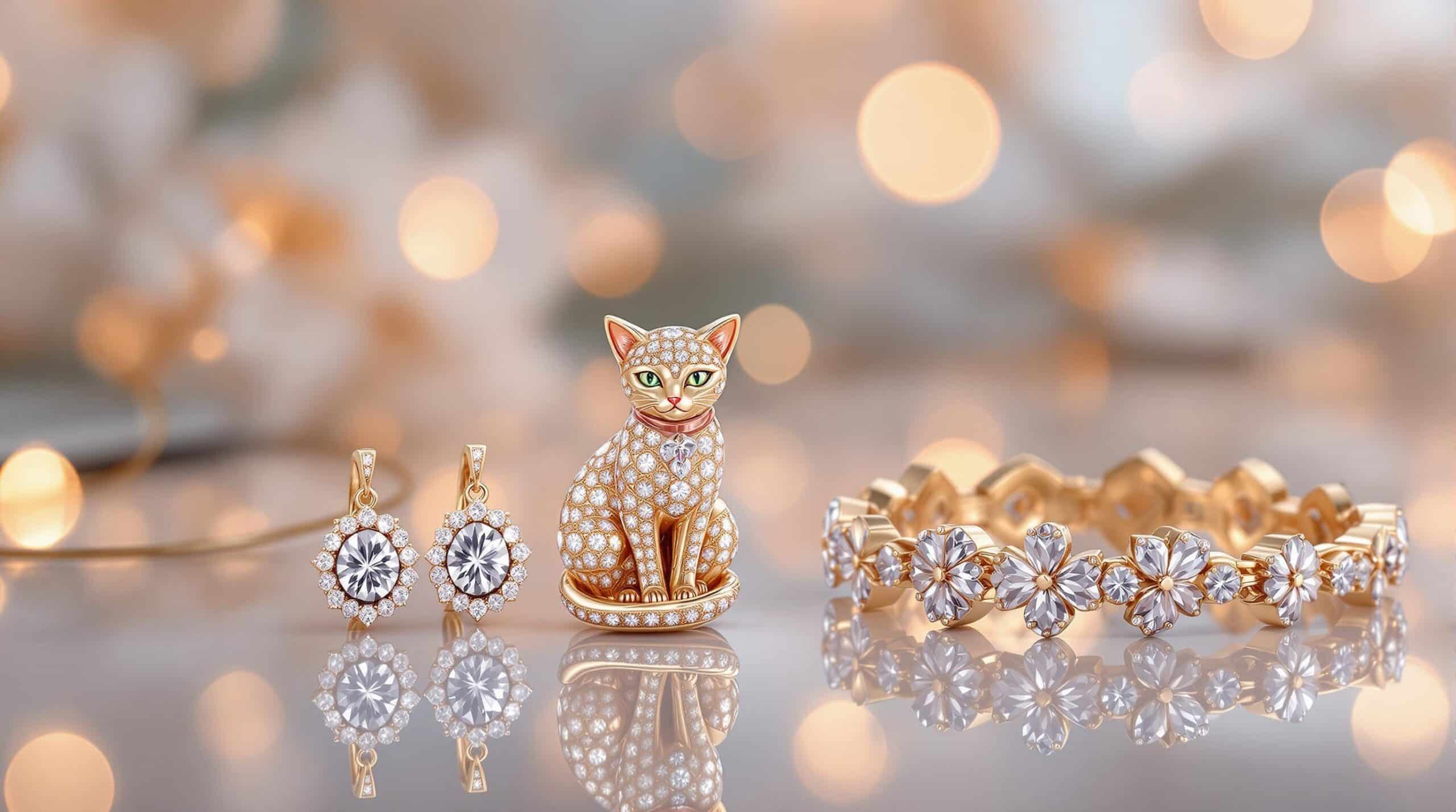 cat jewellery set