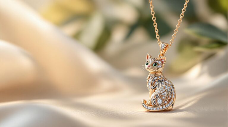 cat jewelry necklace