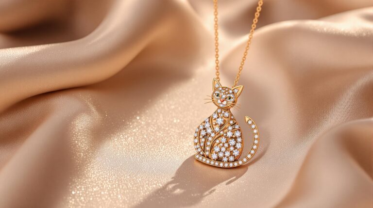 cat pendant jewelry