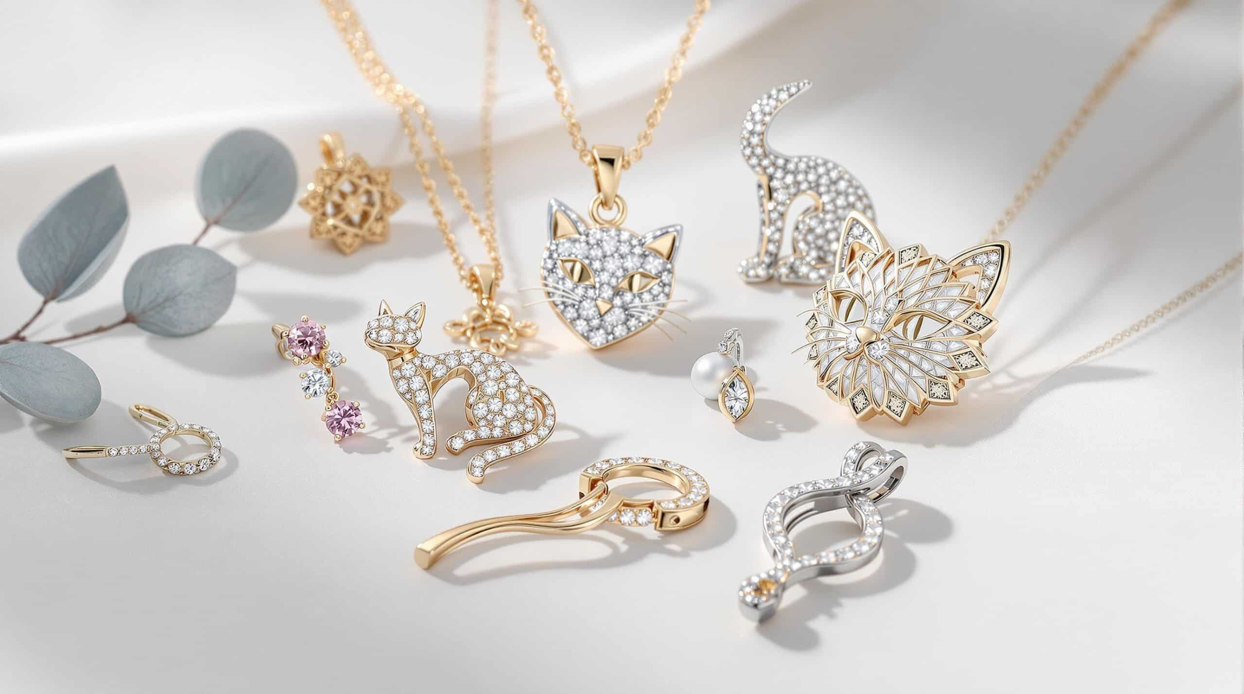 cat themed jewellery