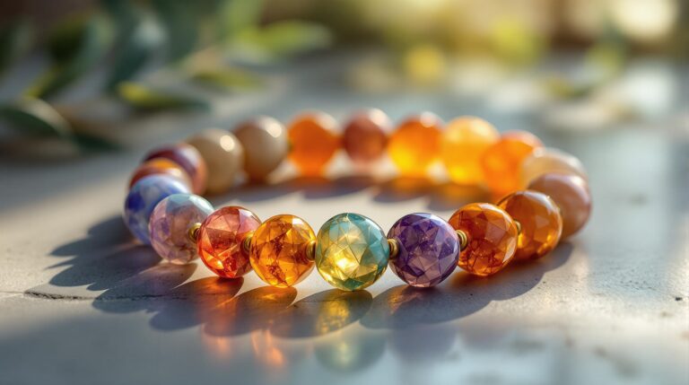chakra bracelet natural stones