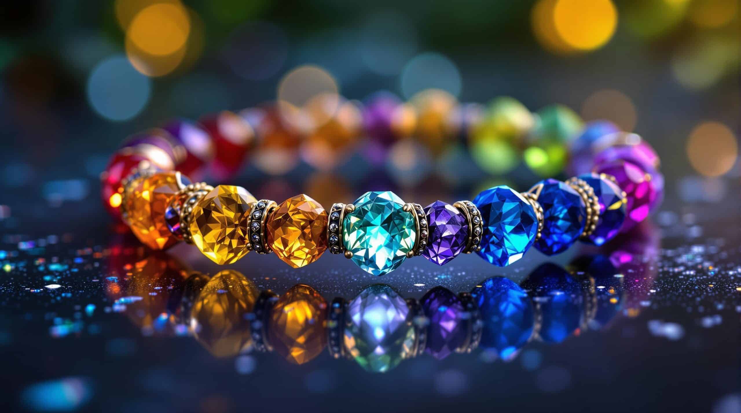 chakra energy healing bracelet