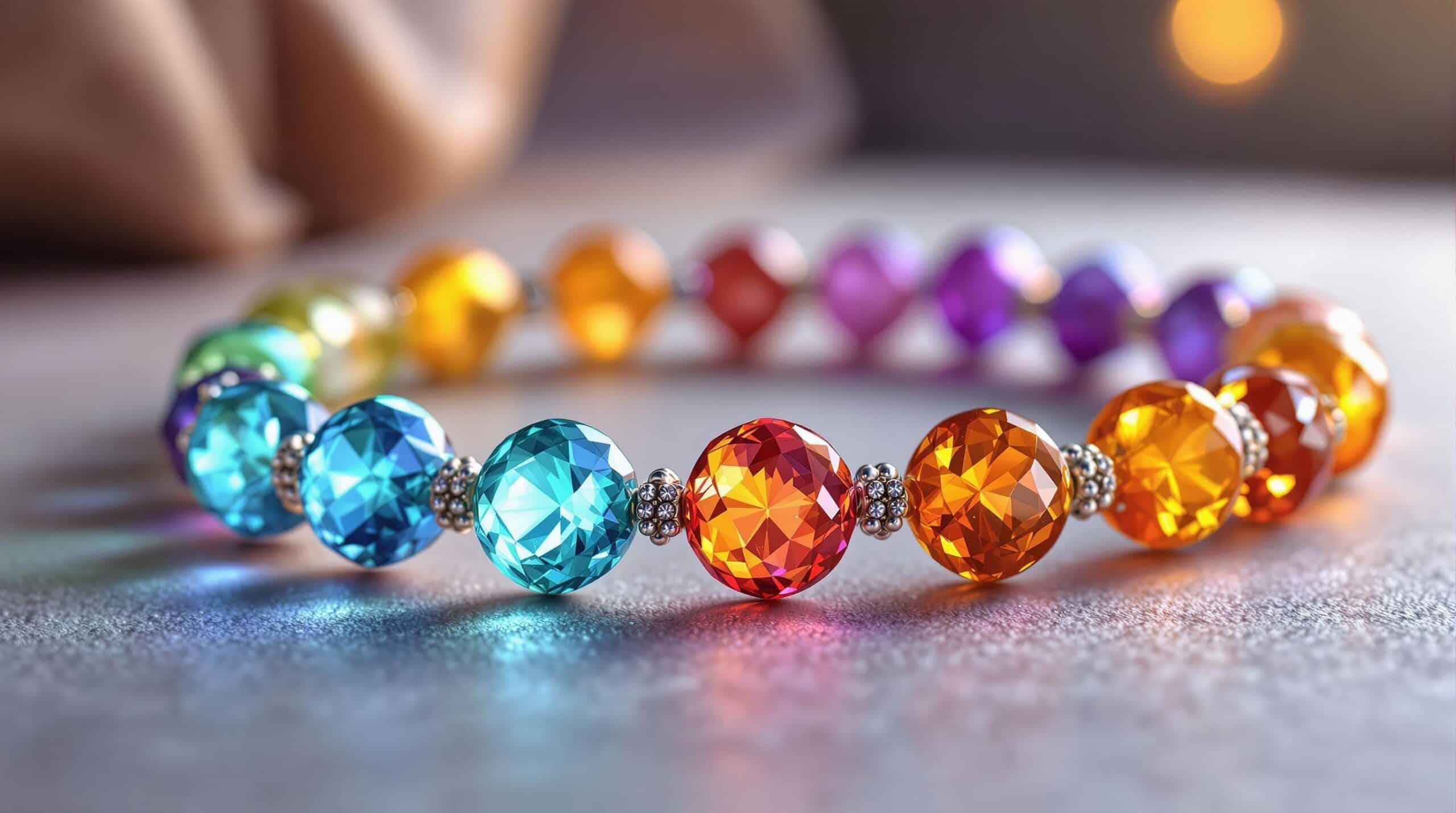 chakra gemstone bracelet