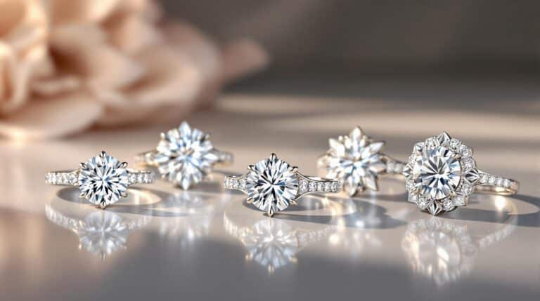 cubic zirconia and sterling silver