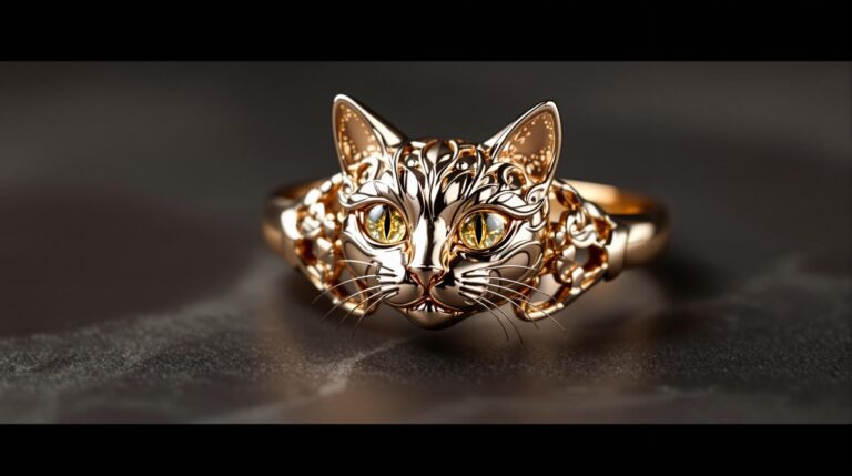 cute cat ring