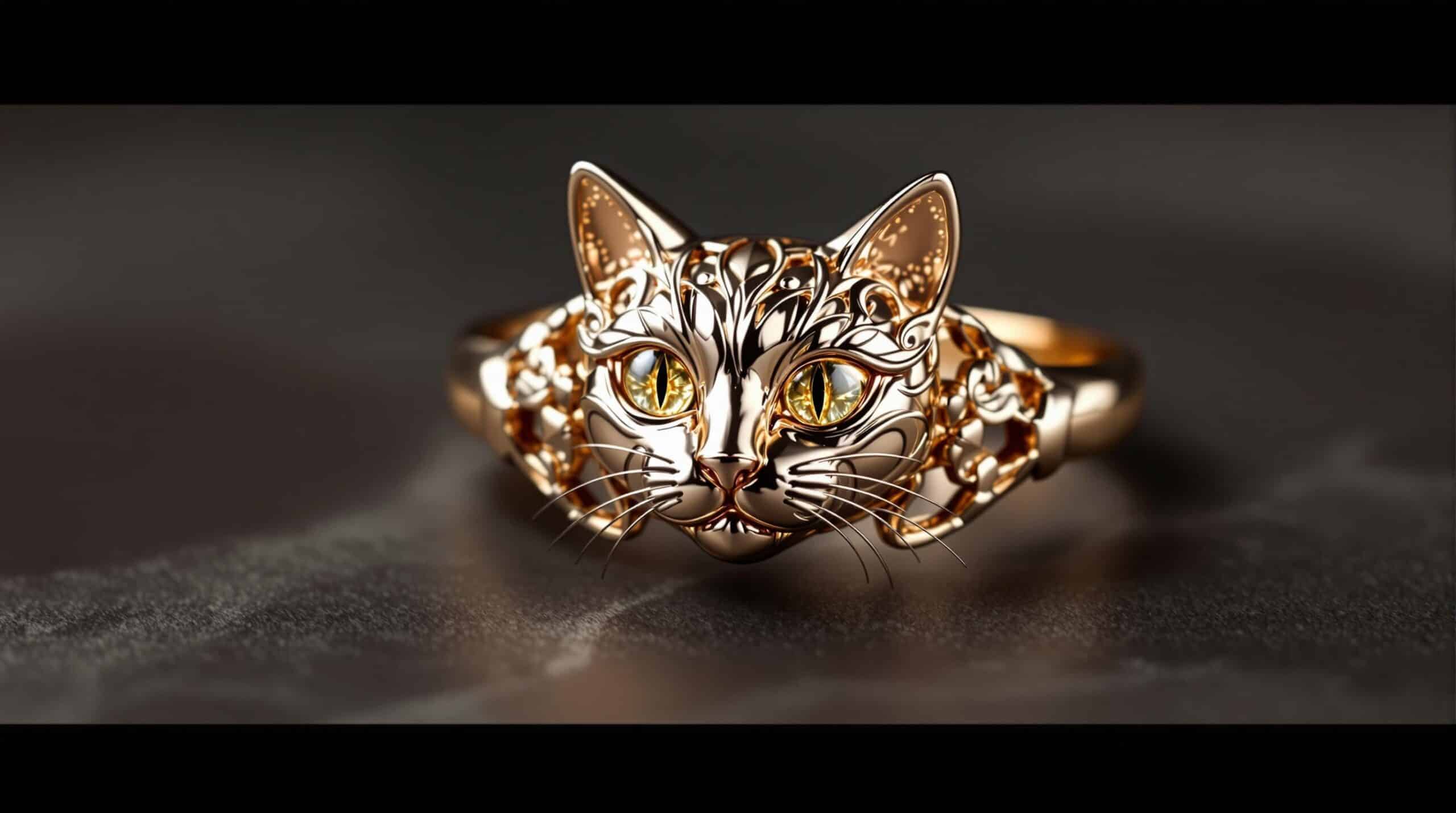 cute cat ring