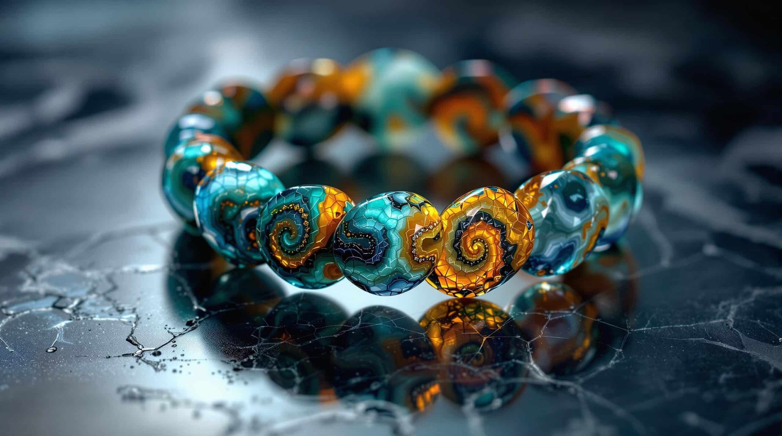 dragon agate bracelet