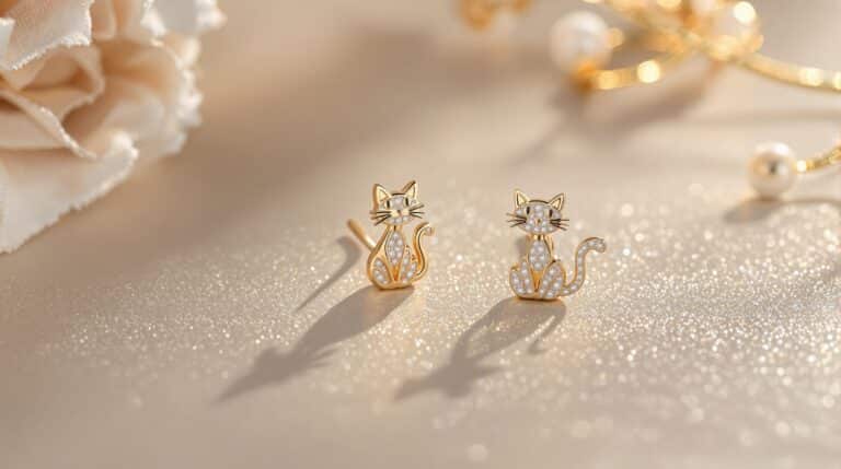 earrings cat